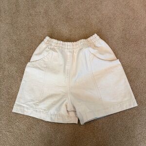 Elizabeth Suzann Cream Clyde Shorts